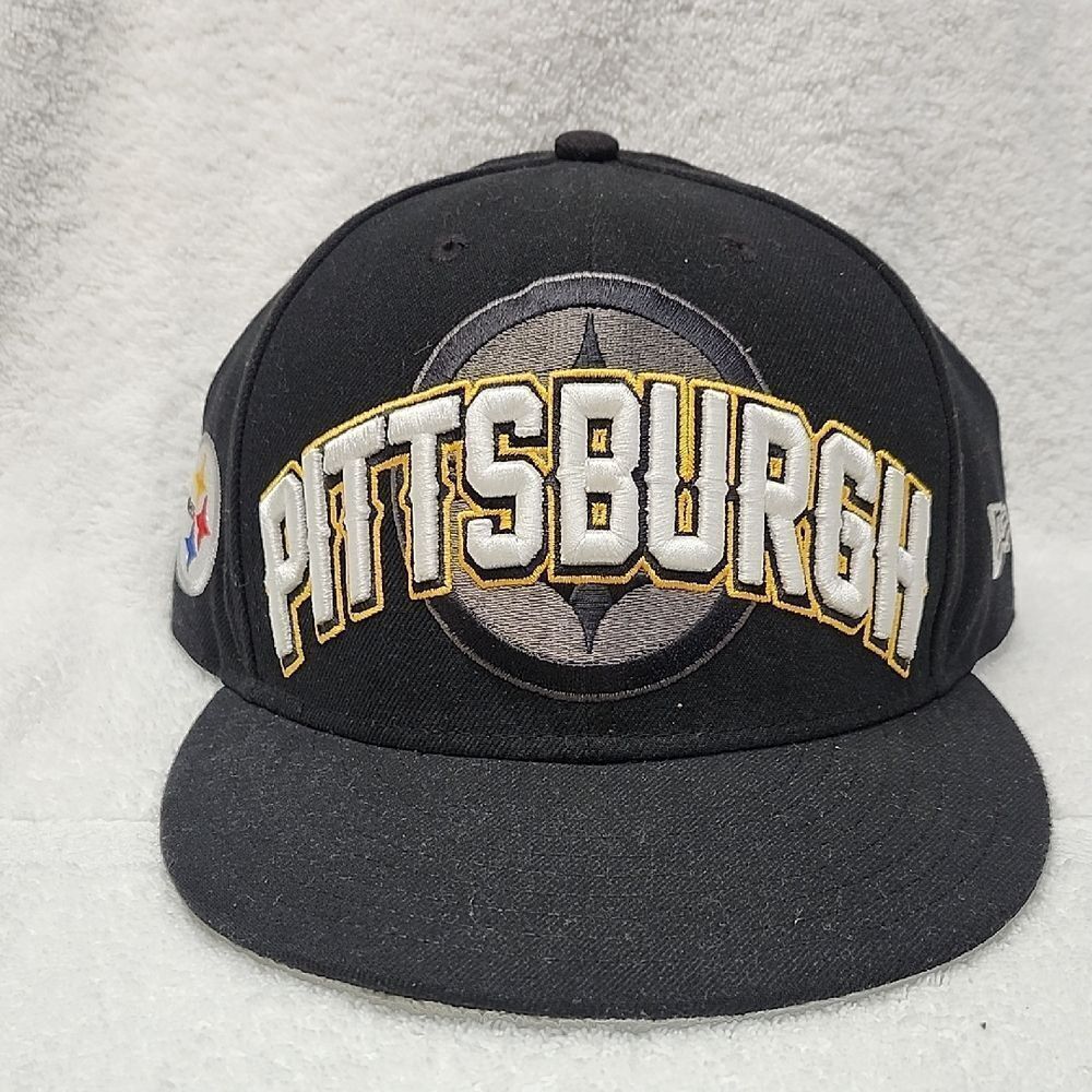 New Era 59FIFTY Pittsburgh Steelers 7 5/8 & 7 3/4 Fitted Hats